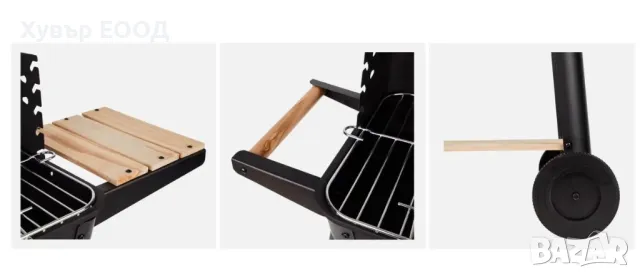 Барбекю на дървени въглища/ градинско барбекю ROSARIO, снимка 2 - Барбекюта - 48612056