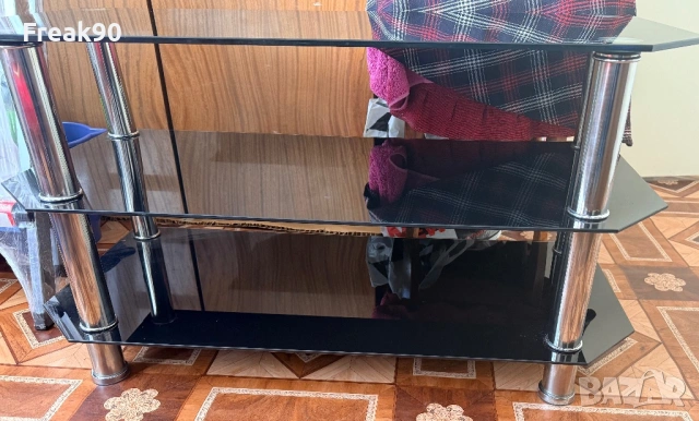 Стъклен рафт за телевизор, снимка 6 - Други - 53151228