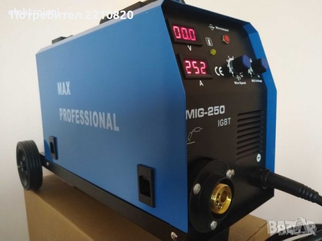 MAX - PROFESIONAL Телоподаващо устройство CO2 MIG 250А Телоподаващ Апарат - ТОП ЦЕНА, снимка 3 - Други машини и части - 27728026