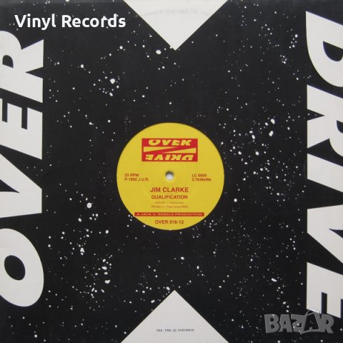 Jim Clarke ‎– Qualification ,Vinyl 12", снимка 1 - Грамофонни плочи - 33676019