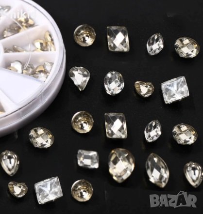 Камъни камъчета диаманти декорация бижу за нокти маникюр и др 
