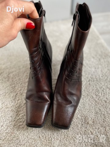 Кафяви боти 38, снимка 4 - Дамски боти - 35148804