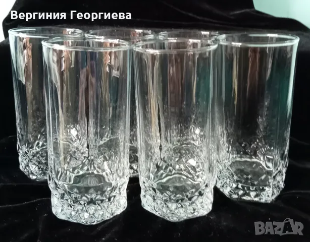 Чаши за вода и безалкохолно - 6 броя