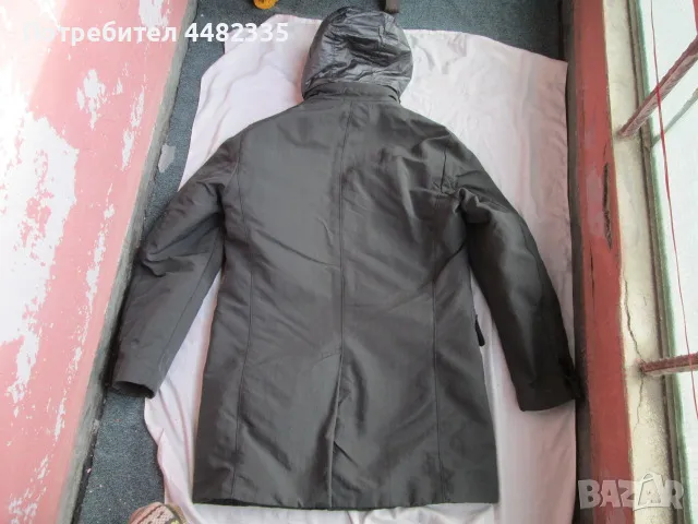 TRUSSARDI марково италианско сиво ватирано яке размер 50 (L). , снимка 3 - Якета - 50408744