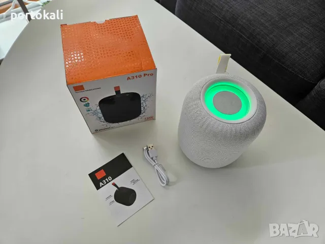 +Гаранция! НОВА! Bluetooth Тонколона колона колонка FM SD USB радио карта памет флашка A310 Pro, снимка 3 - Тонколони - 49903427