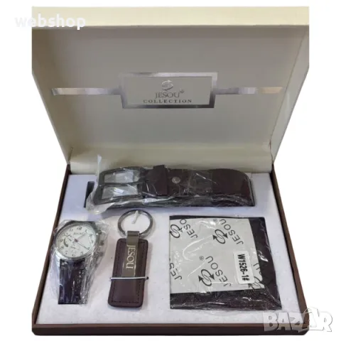 Луксозен подаръчен комплект за мъже JESOU Collection  4 в 1, снимка 1