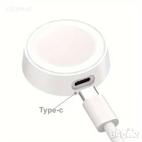 Преносимо бързо безжично зарядно устройство за Samsung Galaxy Watch 7/6/5/4/3/2/Active, снимка 3 - Смарт гривни - 52013248