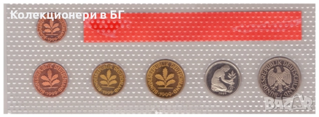 МАТИРАН СЕТ ФЕДЕРАЛНА РЕПУБЛИКА ГЕРМАНИЯ /J/, снимка 2 - Нумизматика и бонистика - 52739103