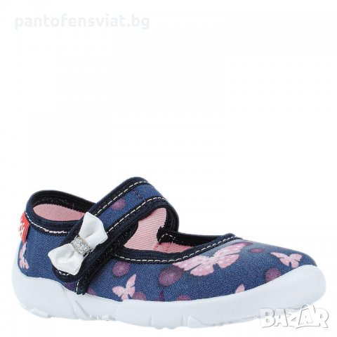 Тъмносини пантофи за момиче КК