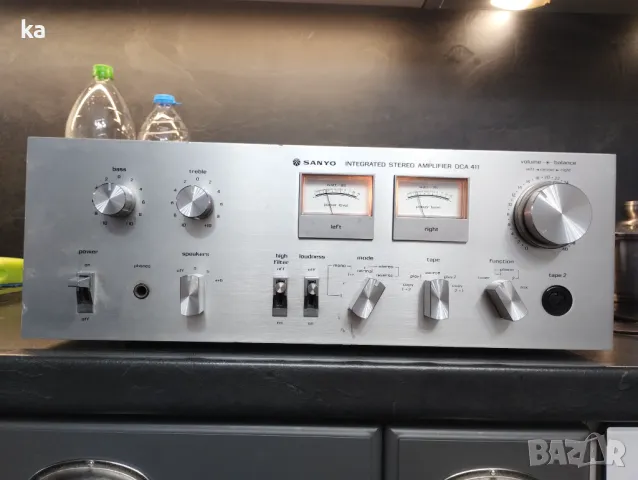 Sanyo DCA-411 - стерео усилвател, снимка 3 - Ресийвъри, усилватели, смесителни пултове - 48503849