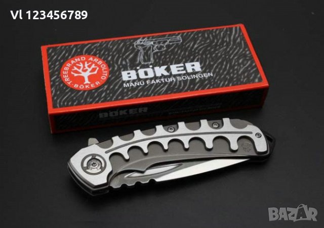 Сгъваем нож BOKER F86 -98х231, снимка 5 - Ножове - 40703512