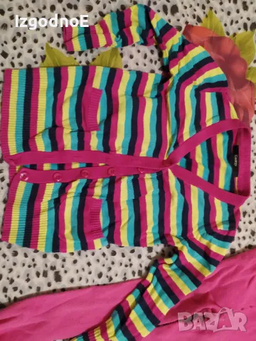 Красива жилетка George + подарък чорапогащник , снимка 2 - Детски пуловери и жилетки - 47963582