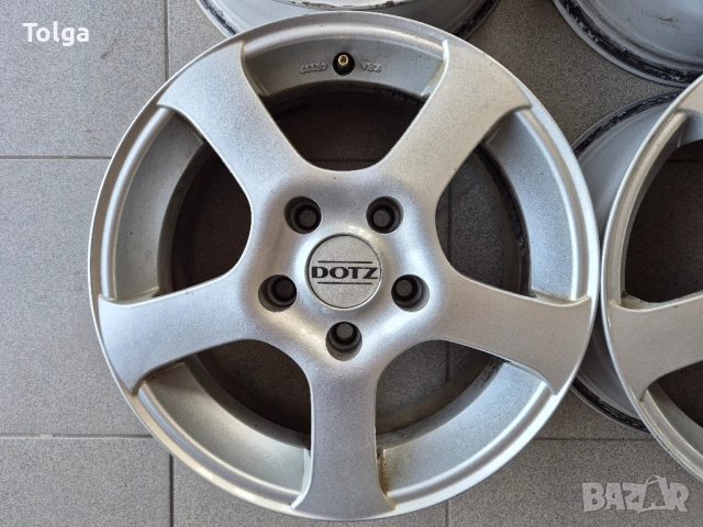 Алуминиеви джанти DOTZ 15 5x114.3, снимка 2 - Гуми и джанти - 51955562