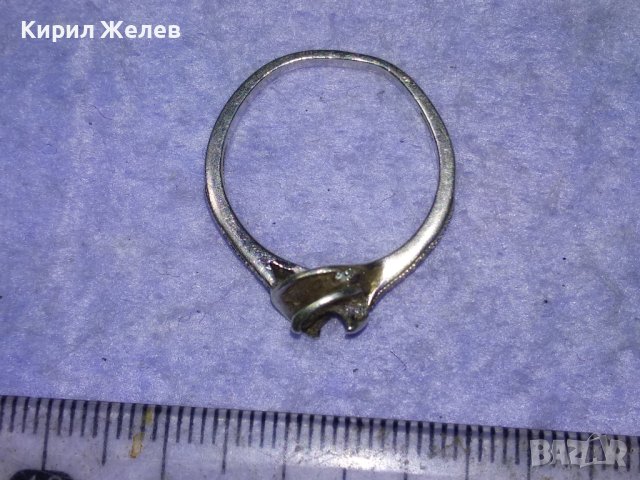 ИЗЯЩЕН СКЪПОЦЕНЕН СРЕБЪРЕН ФИН ПРЪСТЕН СРЕБРО 925 с ФАСЕТИРАНИ ИСКРЯЩИ ЦИРКОНИ 40575, снимка 10 - Пръстени - 43223392