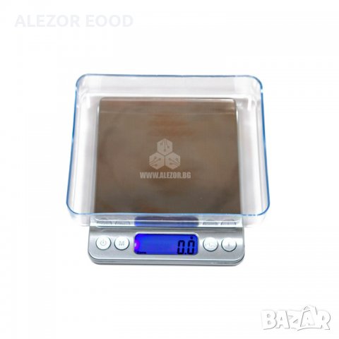 Електронна Везна До 3000 Гр. / 0,1 гр Резолюция 0.1 Сребриста С Капак И Поставка кантар, 20200148, снимка 3 - Везни - 30767124
