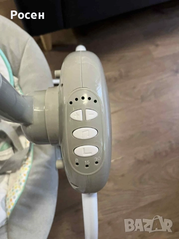 CANGAROO Електрическа люлка BABY SWING СИВ, снимка 3 - Детски люлки - 53250221
