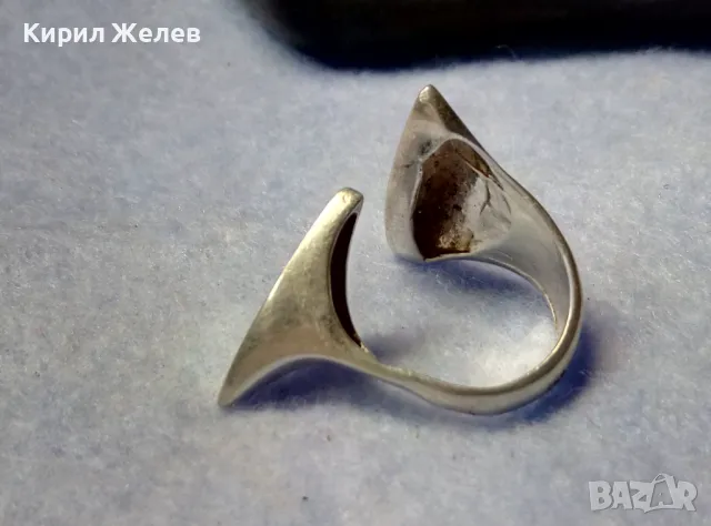 СЕЗГИН - ШАРМАНТЕН БУТИКОВ ФЕШЪН АРТ ОТВОРЕН МОДЕЛ СРЕБЪРЕН ПРЪСТЕН СРЕБРО 925 SEZGIN 49112, снимка 13 - Пръстени - 50192859