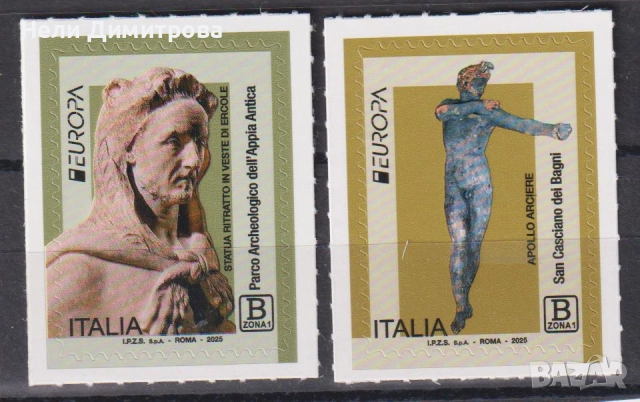 Чисти марки Европа СЕПТ 2020 2025 от Италия, снимка 2 - Филателия - 32482867