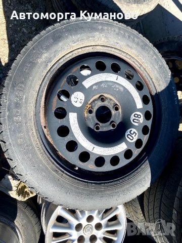 Патерица, резервна гума от Мерцедес МЛ, Ауди, Фолксваген,  5x112,  18 цола, T155/90/18, Mercedes, Au