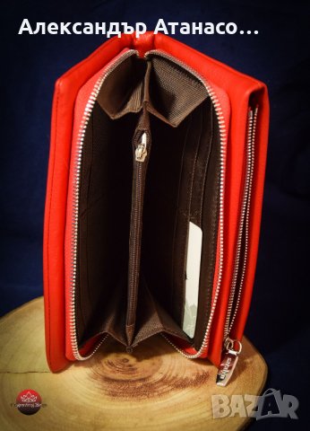 Лазерно гравирано дамско портмоне , снимка 4 - Портфейли, портмонета - 35308426