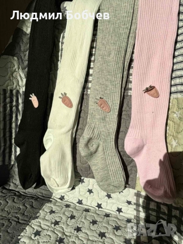 Нови Детски чорапогащници, еластични с много качествена изработка с дължина 74см. – 5бр. за брой. Ак, снимка 3 - Детски клинове - 52835867