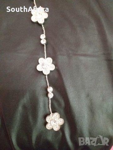 Колие с цветя-Ново!, снимка 3 - Колиета, медальони, синджири - 32361286