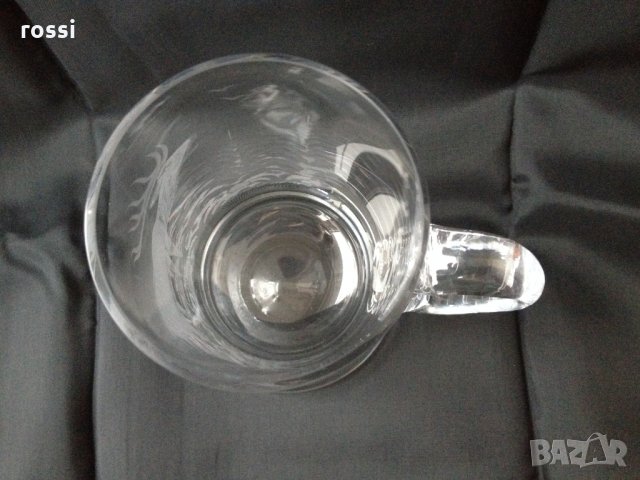 Немска ловна ръчно шлифована стъклена чаша за бира 0,5 л.,  нова, снимка 7 - Колекции - 27099048