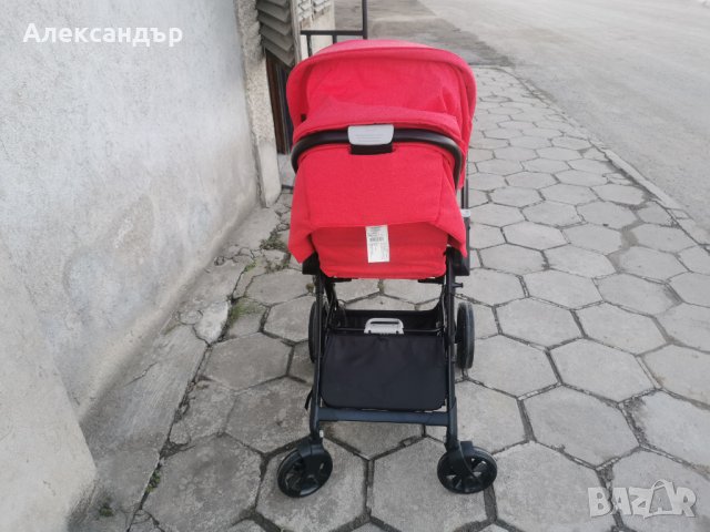 Детска количка Lorelli 2 в 1 STARLIGHT RED - ТОП състояние, снимка 6 - Детски колички - 43585592