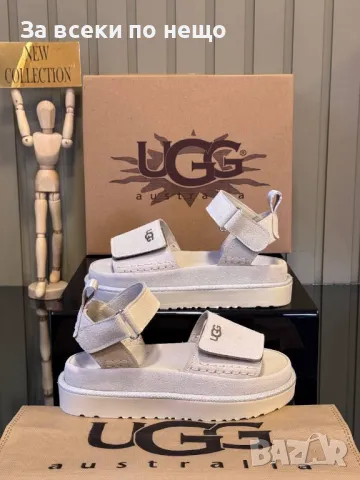 UGG Дамски Бели Сандали ЮДЖИДЖИ Код E320, снимка 3 - Сандали - 50416774