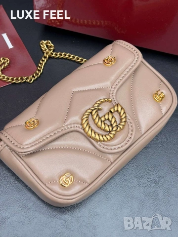 Gucci ⚜️ Естествена Кожа ⚜️, снимка 5 - Чанти - 53458629