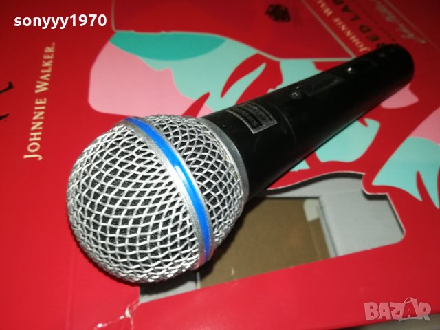 SHURE BETA 58S-МИКРОФОН ВНОС ГЕРМАНИЯ 0712211835, снимка 13 - Микрофони - 35063293