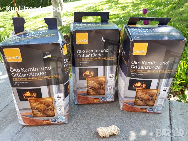 Разпалки за барбекю или камина - Декор 1кг - Немски