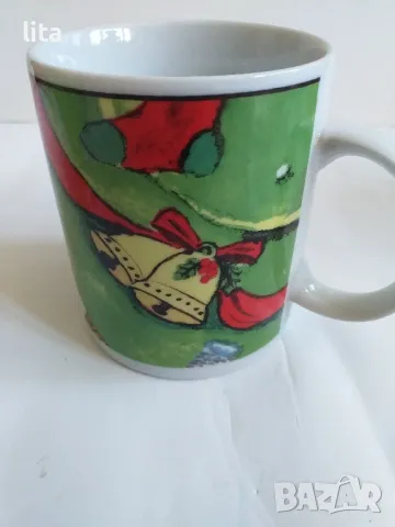 Коледна чаша, снимка 2 - Чаши - 48489641