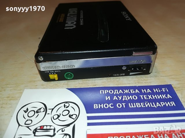 sony wm-190 walkman-made in japan-mettal, снимка 13 - MP3 и MP4 плеъри - 28413376