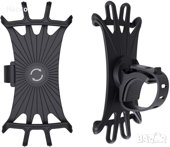 Стойка държач за телефон за велосипед, въртяща се на 360 градуса