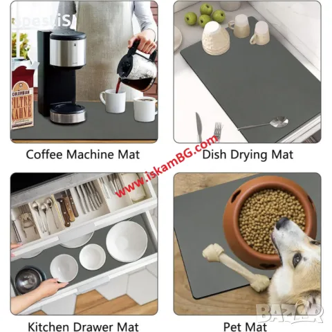 Абсорбираща подложка за кухня,сушене на съдове и прибори - КОД 4271, снимка 9 - Други - 49378557