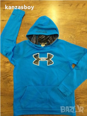 Under Armour Boys Armour Fleece Storm - страхотно юношеско горнище КАТО НОВО, снимка 5 - Детски анцузи и суичери - 35371664