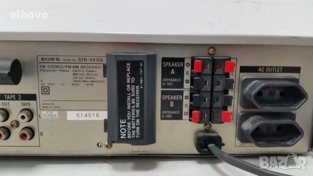 Ресивър SONY STR-VX30L, снимка 4 - Ресийвъри, усилватели, смесителни пултове - 27486815