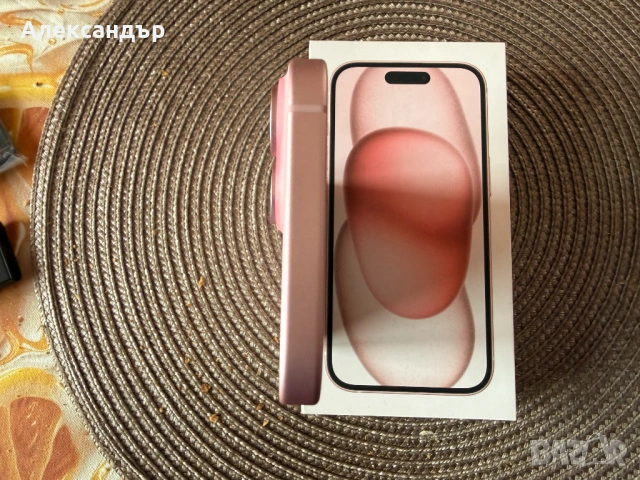 Iphone 15 128gb Pink - Айфон 15 128гб розов - 100% Battery, снимка 3 - Apple iPhone - 53411796