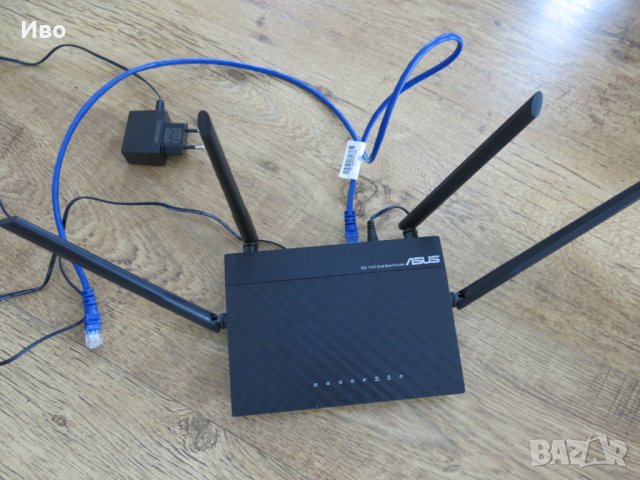 Рутер ASUS RT-AC750 Dual Band 2Ghz 5Ghz, снимка 3 - Рутери - 39591116