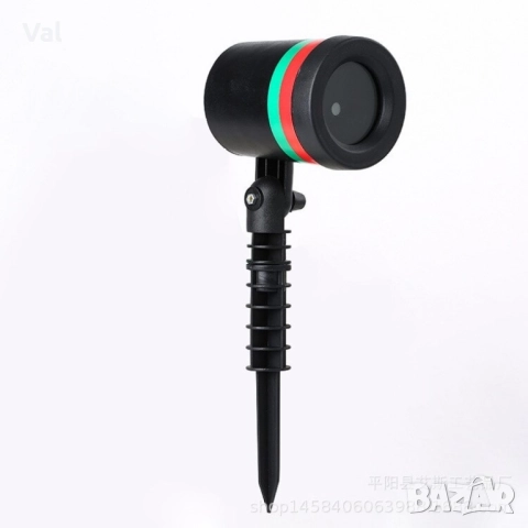 Лазерен прожектор Проектор за Коледна украса "Коледна лазерна лампа с Празнична светлина", снимка 2 - Прожектори - 52082791