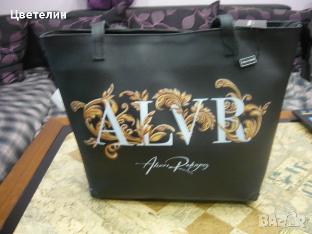 Маркова дамска чанта ALVIERO RODRIGUES - голяма, снимка 7 - Чанти - 52770779