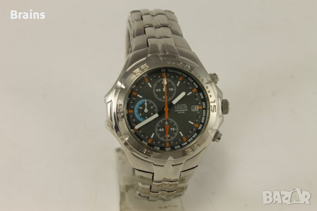 LASITA Chronograph Мъжки Стоманен Кварцов Часовник, снимка 3 - Мъжки - 38216934