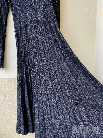 Нова рокля метализирана плетиво - М/Л, снимка 4 - Рокли - 35924007