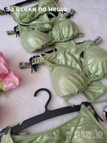 Victoria's Secret Дамски Зелен Бански С 2 Части👙Дамски Бански С Две Части Код BS-2, снимка 5 - Бански костюми - 51040501