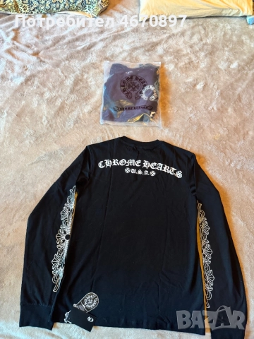 Chrome hearts long sleeve , снимка 3 - Блузи - 52678469