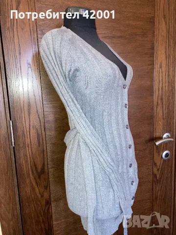 Разкошна дълга жилетка “BlueBerry”, р-р S-М, снимка 2 - Жилетки - 47743728