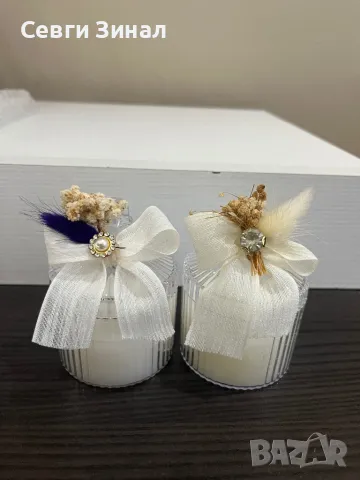 Подарък за гости, свещ , снимка 1