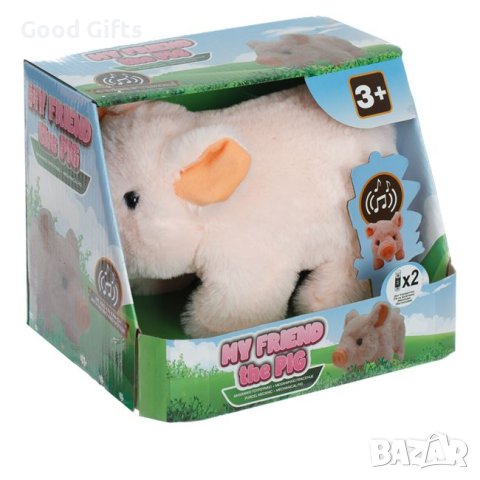 Ходещо плюшено прасенце със звуци, снимка 2 - Музикални играчки - 43365941