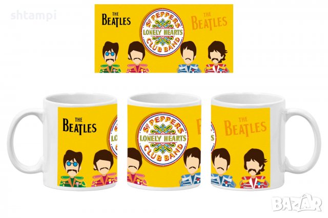 Чаша Beatles 19,Керамична Чаша, Кафе Чай, Игра,Изненада,Подарък,Повод,Празник,Рожден Ден, снимка 6 - Чаши - 38508827